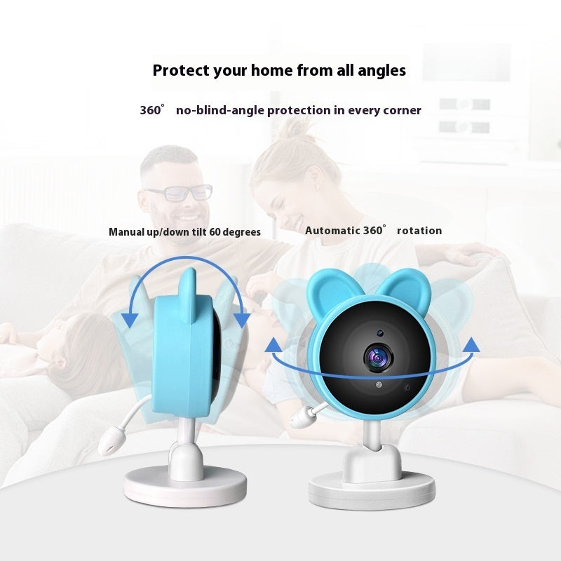 2.4G Babyphone mit HD-Kamera, Nachtsicht & Zwei-Wege-Audio