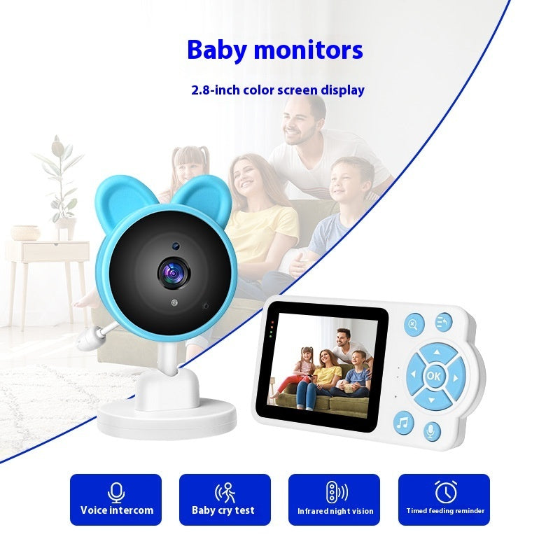 2.4G Babyphone mit HD-Kamera, Nachtsicht & Zwei-Wege-Audio